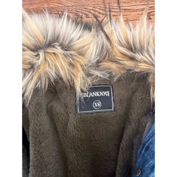 Blank NYC Love Denim Oversized Lined Jacket XS - Picture 8 of 11